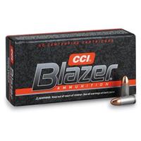 CCI Blazer Aluminum Case, 9mm, FMJ, 115 Grain, 50 Rounds