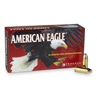 Federal American Eagle, 9mm, FMJ, 115 Grain, 50 Rounds