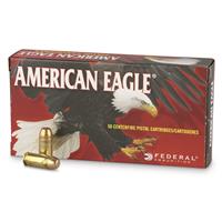 Federal American Eagle, 9mm, FMJ-FP, 147 Grain, 50 Rounds