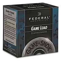 Federal Game Load, 20 Gauge, 2 3/4", 7/8 oz. Shotshells, 25 Rounds