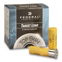 Federal, Top Gun Target, 20 Gauge, 2 3/4", 7/8 oz. Shotshells, 25 Rounds