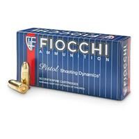 Fiocchi Pistol Shooting Dynamics, 9mm, FMJ, 115 Grain, 50 Rounds