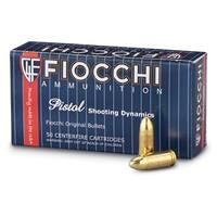Fiocchi Shooting Dynamics, 9mm, FMJ, 124 Grain, 50 Rounds