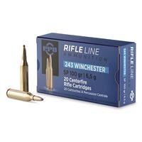 PPU, .243 Winchester, SP, 100 Grain, 20 Rounds