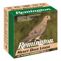 Remington Heavy Dove Loads, 12 Gauge, 2 3/4" Shot Shells, 1 1/8 oz., 250 Rounds