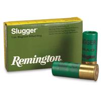 Remington, Slugger, 12 Gauge, 2 3/4" Shell, 1 oz. Slug, 5 Rounds