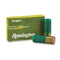 Remington Slugger High Velocity Slugs, 12 Gauge, 2 3/4" Shell, 7/8 oz., 5 Rounds
