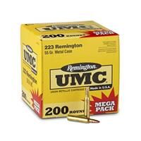 Remington UMC, .223 Remington, MC, 55 Grain, 200 Rounds