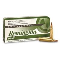 Remington UMC Rifle, .22 - 250 Rem., JHP, 50 Grain, 20 Rounds