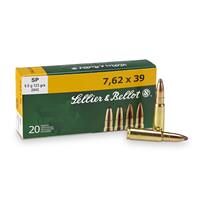 Sellier & Bellot, Rifle, 7.62x39, SP, 123 Grain, 20 Rounds