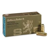 Sellier & Bellot Subsonic, 9mm, FMJ, 150 Grain, 50 Rounds
