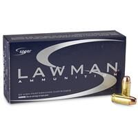 Speer Lawman, .40 S&W, 165 Grain, TMJ-FN, 50 Rounds