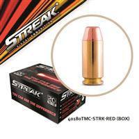 Streak Visual, .40 S&W, Total Metal Coating, 180 Grain, 20 Rounds