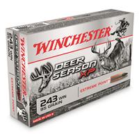 Winchester Deer Season XP, .243 Winchester, Polymer-Tipped Extreme Point, 95 Grain, 20 Rounds