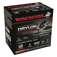 Winchester DryLok Super Steel Magnum, 12 Gauge, 3" Shot Shells, 1 1/4 oz., 250 Rounds