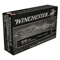 Winchester, Super Suppressed, .308, FMJOT, 168 Grain, 20 Rounds