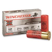 Winchester Super-X Buckshot, 12 Gauge, 2 3/4" Shell, 4 Buck, 27 Pellets, 5 Rounds