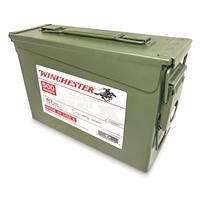 Winchester, USA, .40 S&W, FMJ, 165 Grain, 500 Rounds with Ammo Can