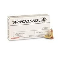 Winchester White Box, 9mm, FMJ, 124 Grain, 50 Rounds