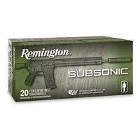 Remington Subsonic, .300 AAC Blackout, OTFB, 220 Grain, 20 Rounds