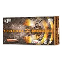 Federal Premium Barnes TSX, .243 Winchester, Triple-Shock X HP, 85 Grain, 20 Rounds