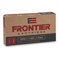 Hornady Frontier Cartridge, .223 Remington, FMJ, 55 Grain, 20 Rounds