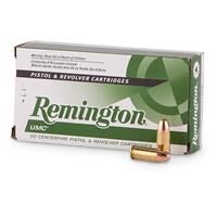 Remington UMC, .380 ACP, MC, 95 Grain, 500 Rounds