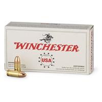 Winchester USA, .380 ACP, FMJ, 95 Grain, 500 Rounds