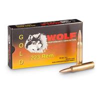 Wolf Gold, .223 Rem., FMJ, 55 Grain, 260 Rounds