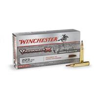 Winchester Varmint X, .223 Rem., Polymer Tip, 55 Grain, 20 rounds