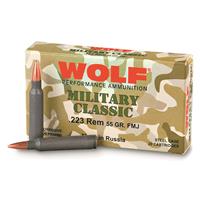 Wolf WPA Military Classic, .223 Rem., SP, 55 Grain, 1,000 Rounds
