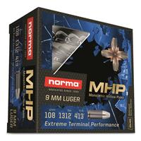Norma Extreme Terminal Performance, 9mm, MHP, 108 Grain, 20 Rounds