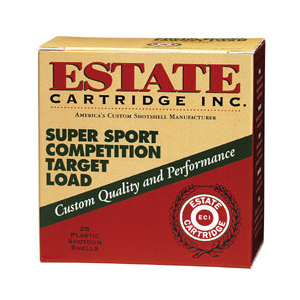 Estate Cartridge Super Sport 12 ga 2 3/4" 2 3/4 dr 1 1/8 oz #8 1145 fps - 25/box