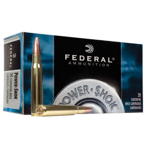 Federal Power-Shok Rifle Ammunition .308 Win 180 gr SP 2570 fps - 20/box