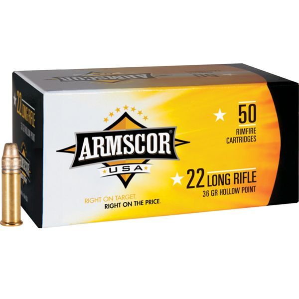 Armscor High-Velocity .22 LR Rimfire Ammo