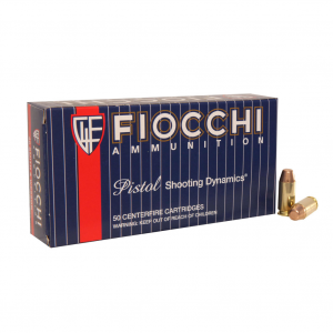 FIOCCHI 40 S&W 170 Grain FMJTC Ammo, 50 Round Box (40SWA)
