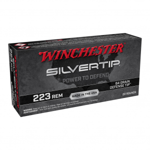 WINCHESTER AMMO Silvertip For 223 Remington 64Gr Defense Tip 20 Bx/10 Cs Rifle Ammo (W223ST)