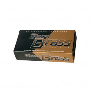 CCI Blazer Brass 40 S&W 165 Grain FMJ Ammo, 50 Round Box (5210)