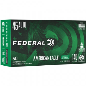 Federal American Eagle IRT Lead Free Handgun Ammuntion 9mm Luger 70gr FMJ 50/ct