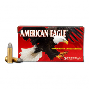 FEDERAL American Eagle 38 Special 158 Grain Lead Round Nose Ammo, 50 Round Box (AE38B)