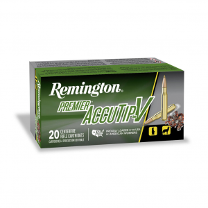 REMINGTON Premier AccuTip-V 223 Rem 55gr 20rd Centerfire Rifle Cartridges (29192)