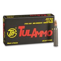TulAmmo, .223 Remington, FMJ, 55 Grain, 240 Rounds