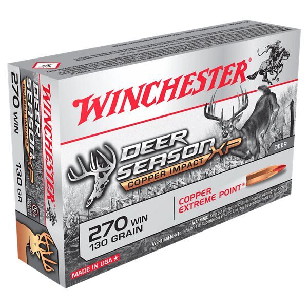 Winchester Deer Season XP Copper Impact Centerfire Rifle Ammo - .30-06 Springfield
