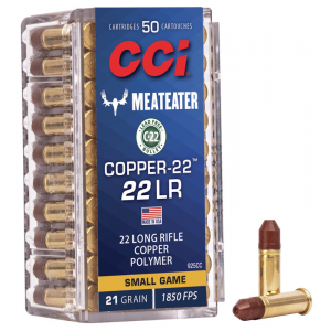 CCI Copper-22 Rimfire Ammunition .22 LR 21 gr CHP 1850 fps 50/ct