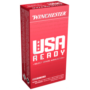 Winchester USA Ready Ammunition 9mm Luger 115 gr FMJ 1190 fps 50/ct