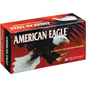 American Eagle Handgun Ammunition 9mm Luger 115 gr FMJ 1180 fps 50/ct