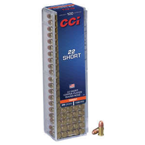 CCI CB CPRN Rimfire Ammunition .22 Short 29 gr CPRN 1080 fps 100/ct