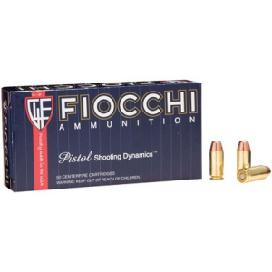 Fiocchi Pistol Shooting Dynamics Handgun Ammunition .40 S&W 170 gr FMJ 1020 fps 50/box