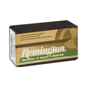 Remington Premier Magnum Rimfire 17 Hmr Ammo - 17 Hmr 17gr Accutip-V 50/Box