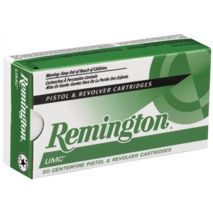Remington UMC Handgun Ammunition 9mm Luger 115 gr FMJ 100/box